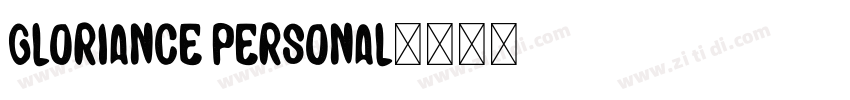 Gloriance Personal字体转换